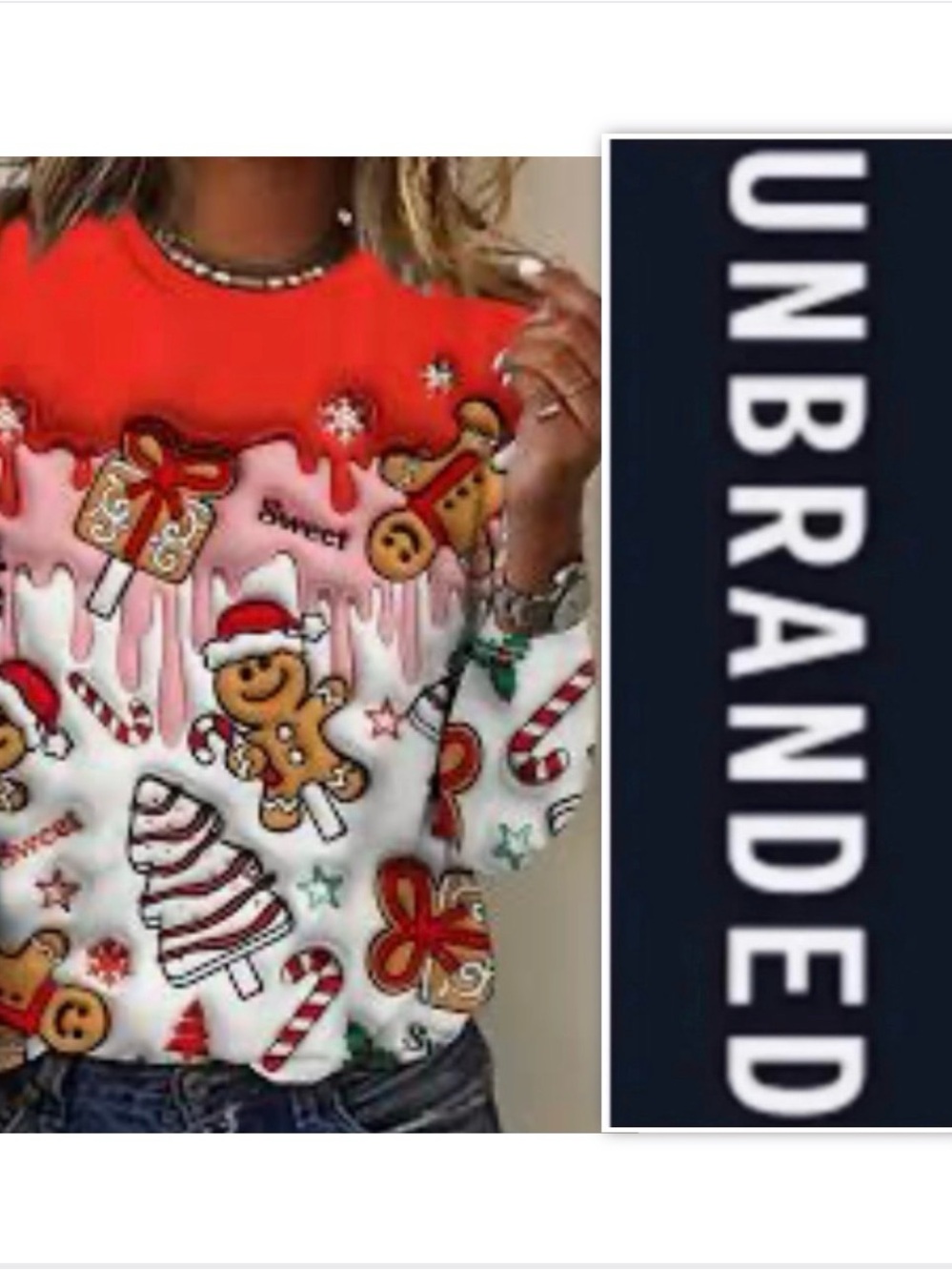 UNBRANDED Gingerbread Holiday Shirt